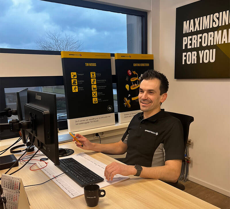 Jeroen Leenen, Manager Lean bij Spirotech in Helmond
