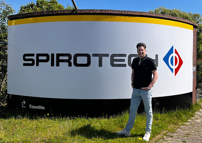 Salesmanager van Spirotech, Pieter de Jong