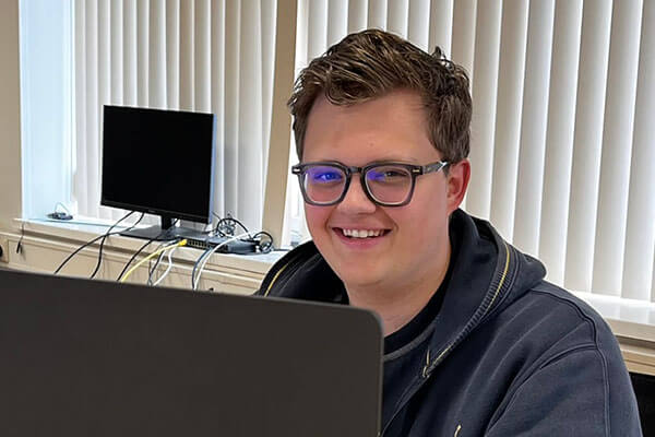 Noah van de Ven, Front Office medewerker bij Spirotech in Helmond