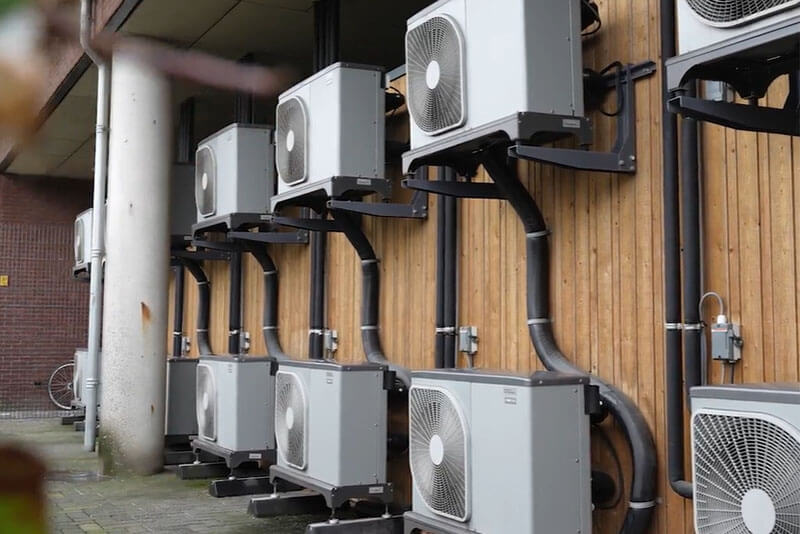 Warmtepompen aangesloten op bestaande systemen