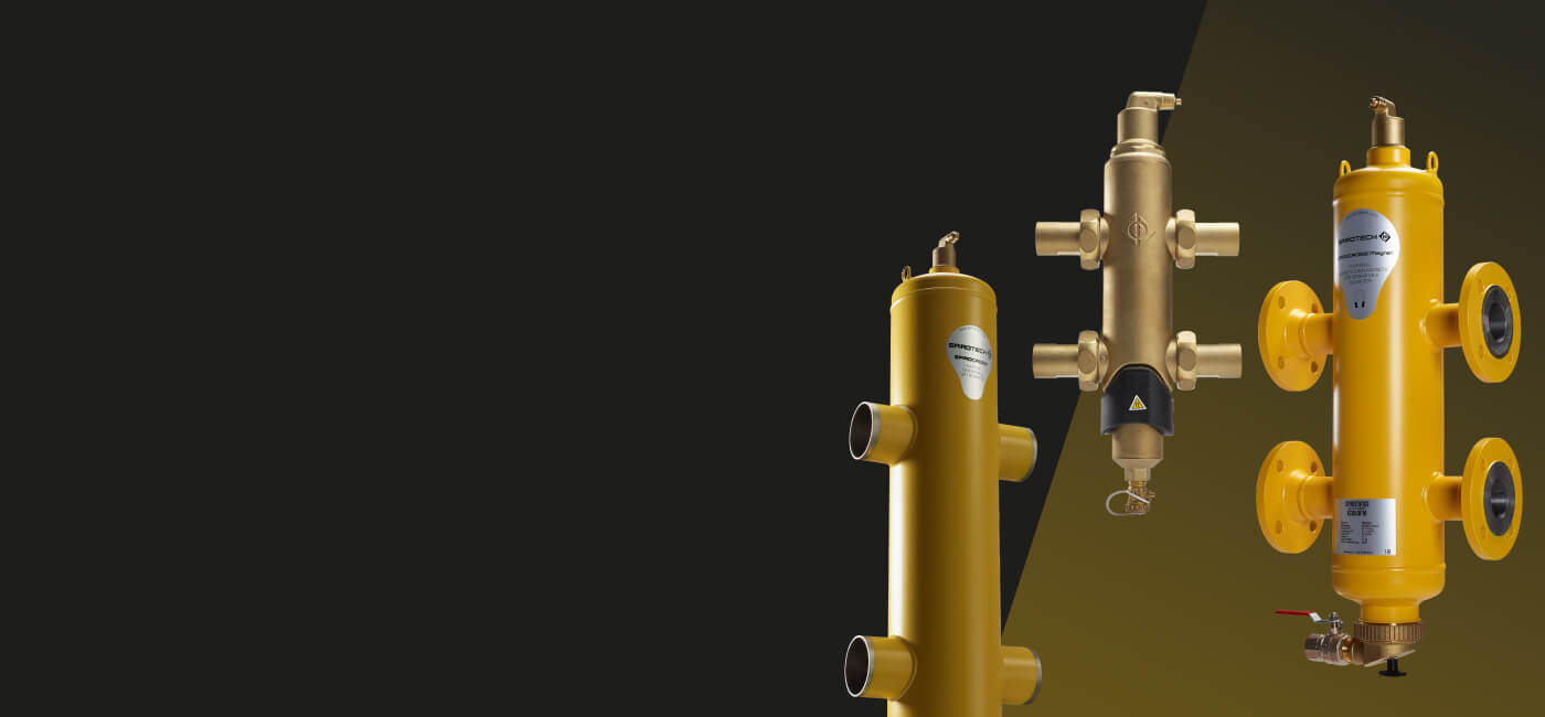SpiroCross - lucht-en vuilafscheiders met hydraulisch balancering