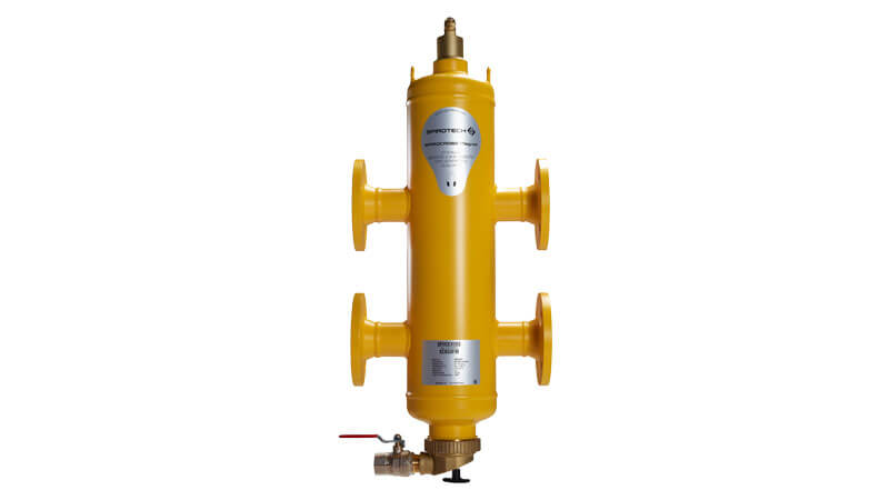 Spirotech SpiroCross - Hydraulische balancering met lucht- en vuilafscheider